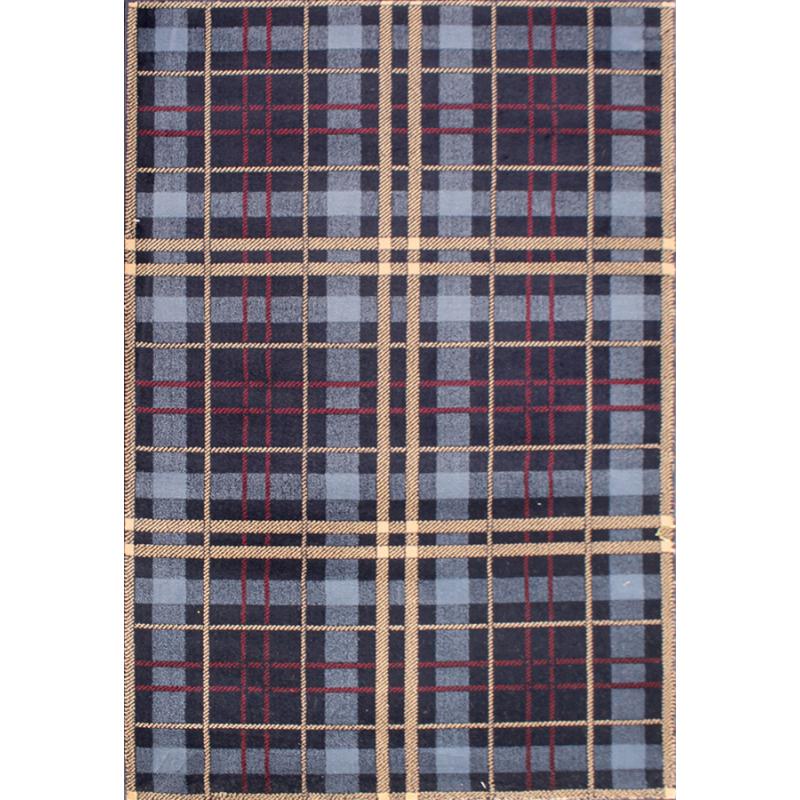 Blue Tartan Rug 200 x 290